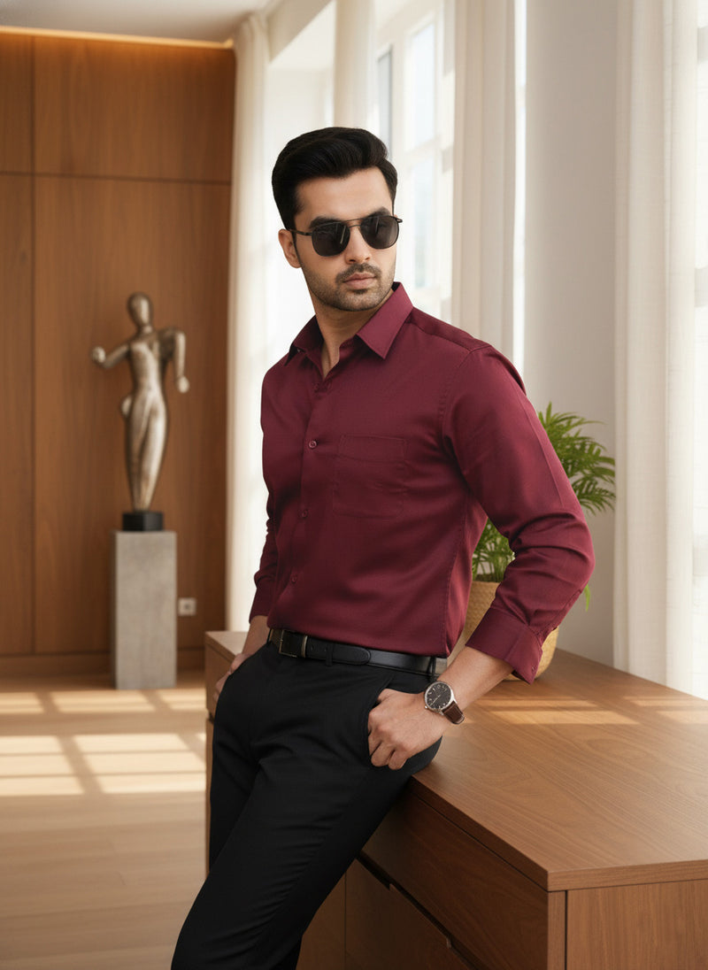 NEO - PREMIUM GIZA SATIN FULL SLEEVE SHIRT