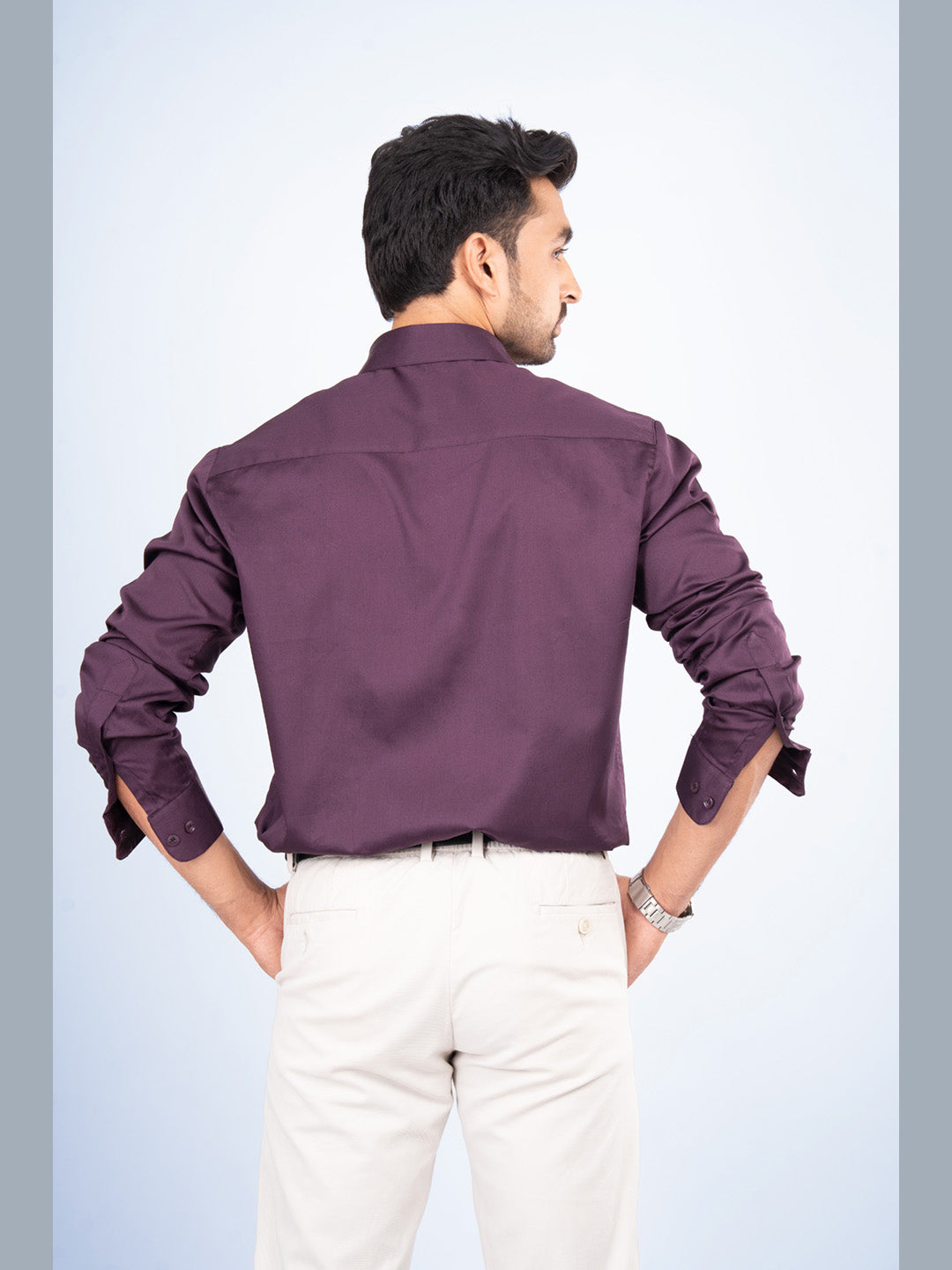 BRUNO- PREMIUM GIZA SATIN FULL SLEEVE SHIRT