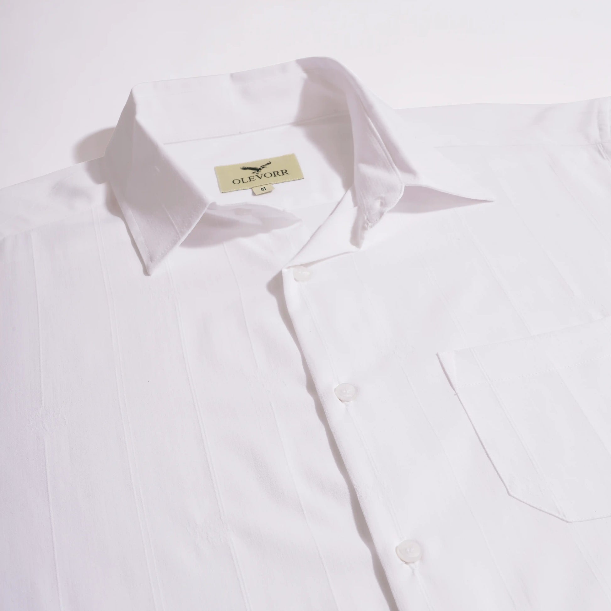 Alden slim fit full sleeve men’s shirt — striped fabric close-up