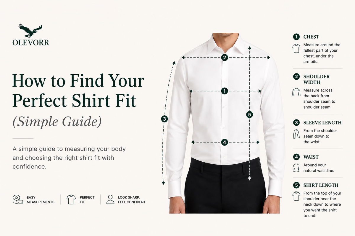 How to Find Your Perfect Shirt Fit (Size Guide + Mistakes to Avoid)