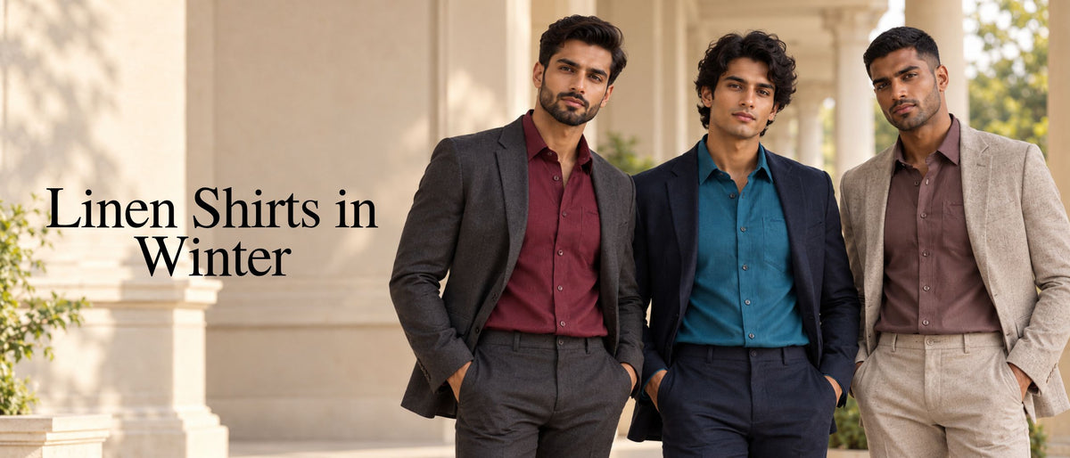 Linen Shirts in Winter: How to Wear Them From October to February