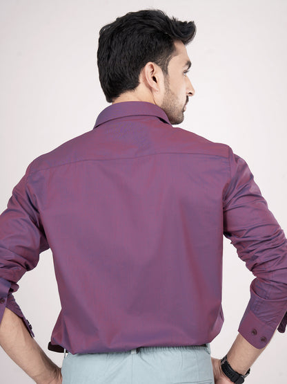 RIO - PREMIUM MENS WEAR COTTON IRIDESCENT REGULAR FIT SHIRT