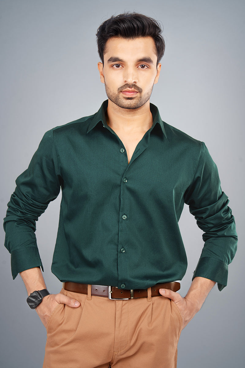 BRUNO- PREMIUM GIZA SATIN FULL SLEEVE SHIRT
