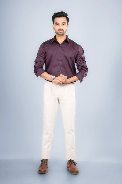 ONYX - PREMIUM GIZA SATIN FULL SLEEVE SHIRT