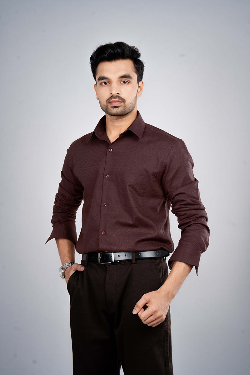 XAVIER - PREMIUM COTTON DOBBY SMART REGULAR FIT
