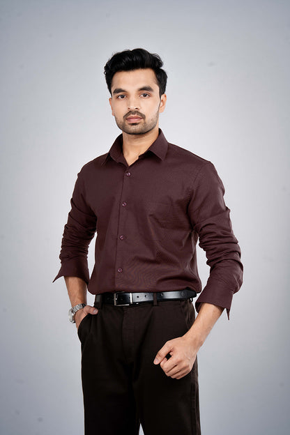 XAVIER - PREMIUM COTTON DOBBY SMART REGULAR FIT