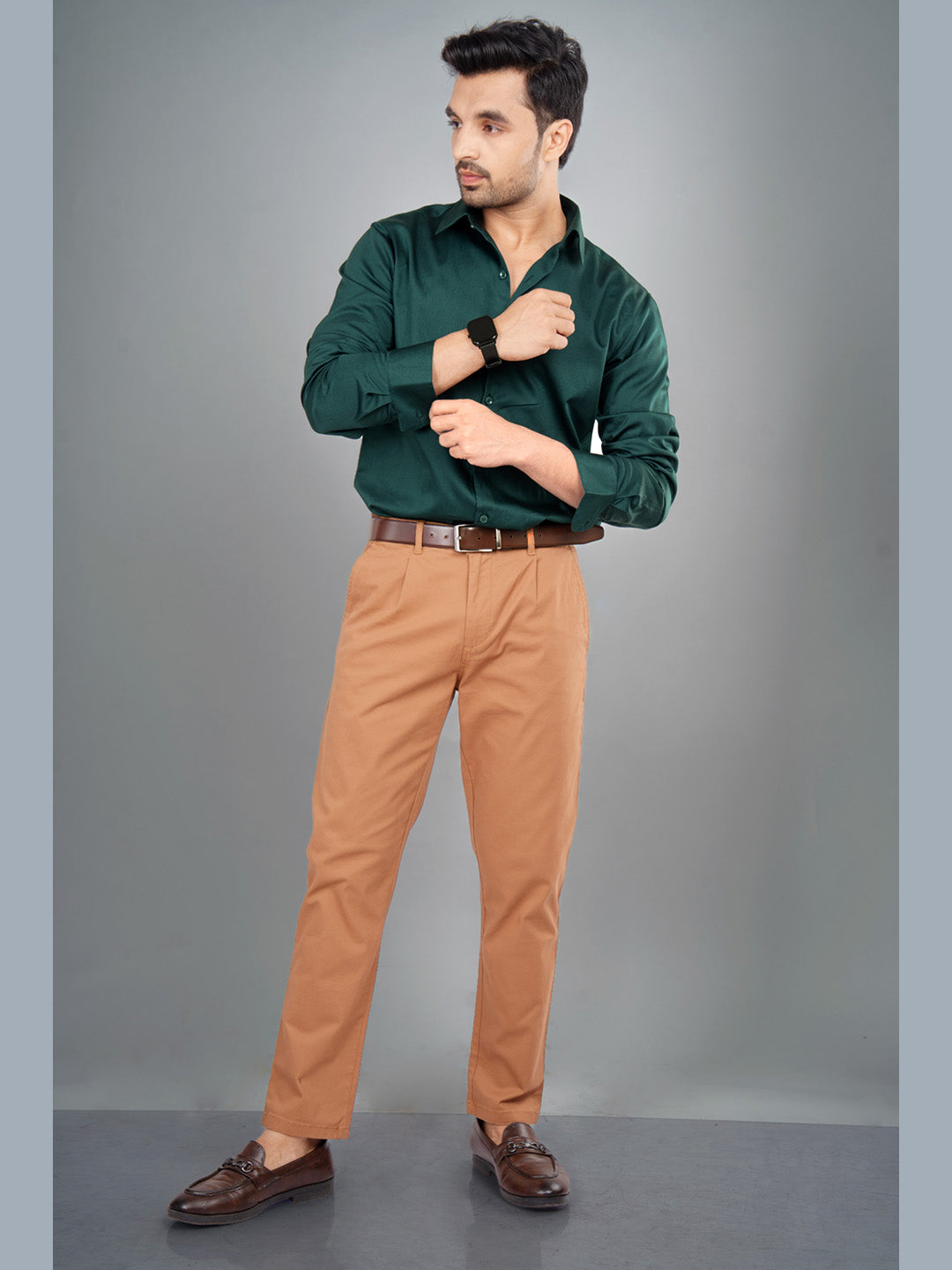 BRUNO- PREMIUM GIZA SATIN FULL SLEEVE SHIRT