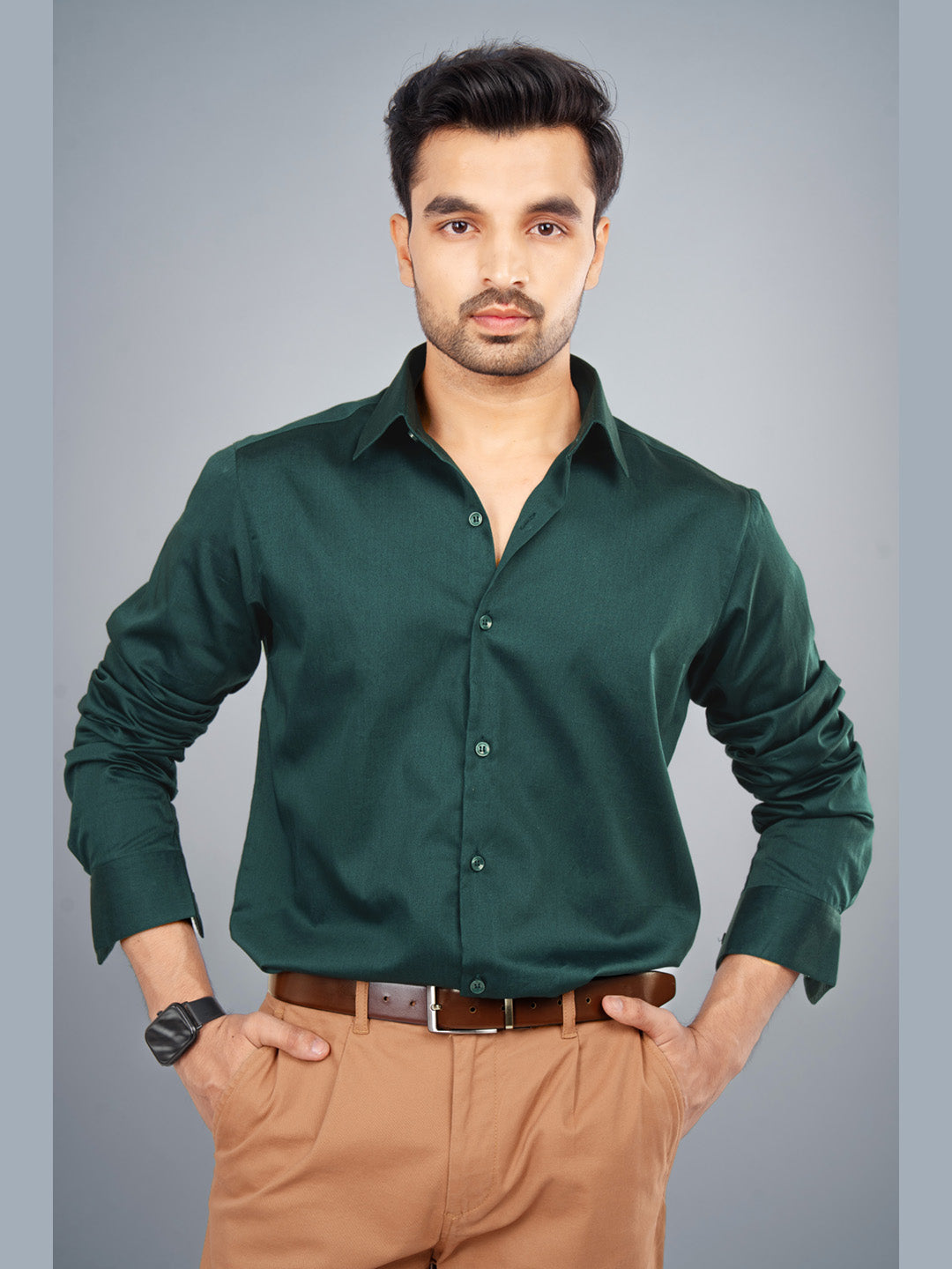 BRUNO- PREMIUM GIZA SATIN FULL SLEEVE SHIRT