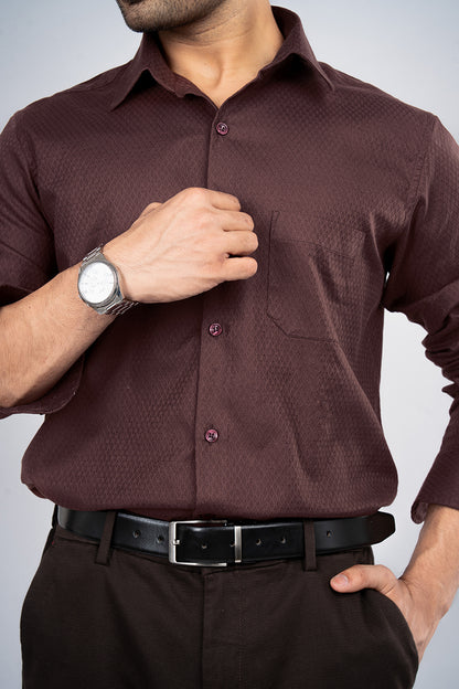 XAVIER - PREMIUM COTTON DOBBY SMART REGULAR FIT