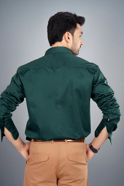 BRUNO- PREMIUM GIZA SATIN FULL SLEEVE SHIRT