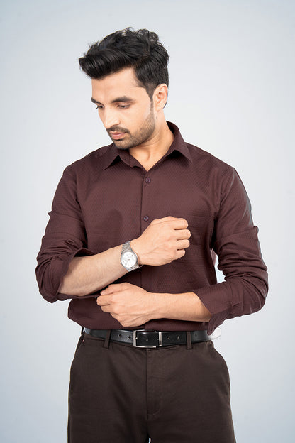 XAVIER - PREMIUM COTTON DOBBY SMART REGULAR FIT