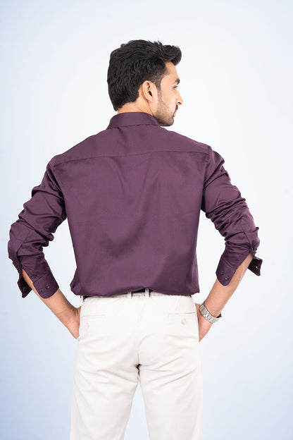 ONYX - PREMIUM GIZA SATIN FULL SLEEVE SHIRT