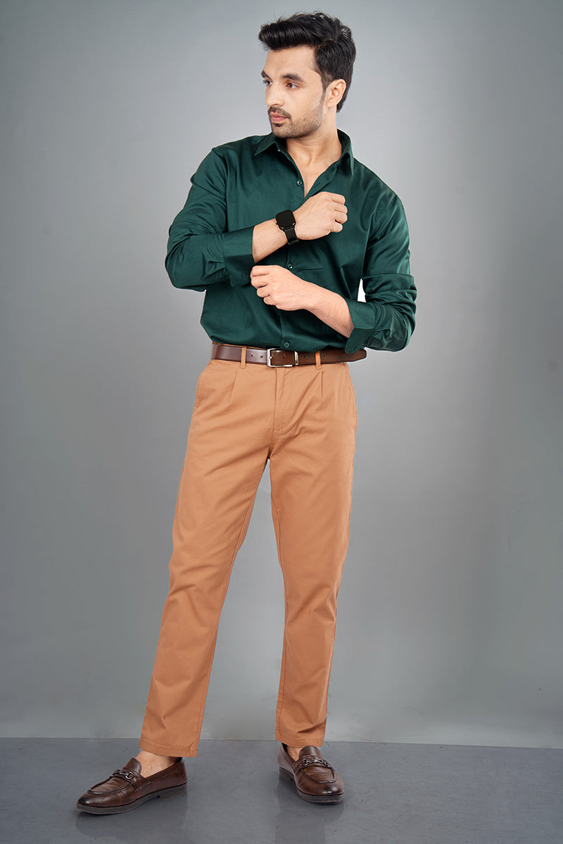 BRUNO- PREMIUM GIZA SATIN FULL SLEEVE SHIRT