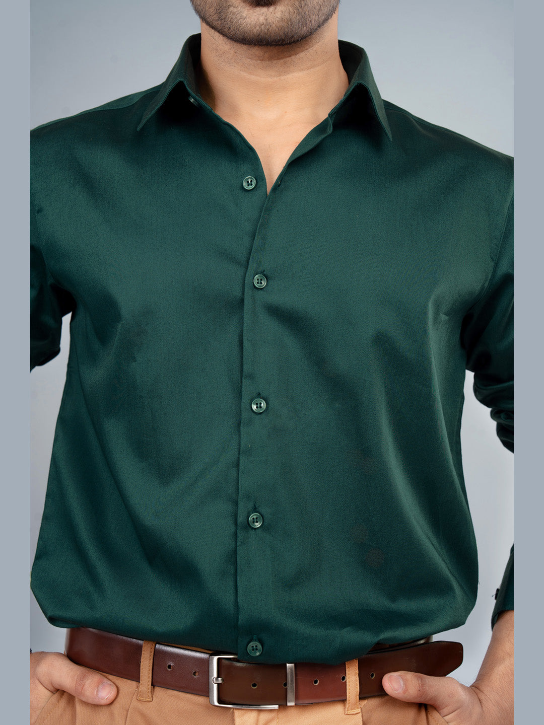 BRUNO- PREMIUM GIZA SATIN FULL SLEEVE SHIRT