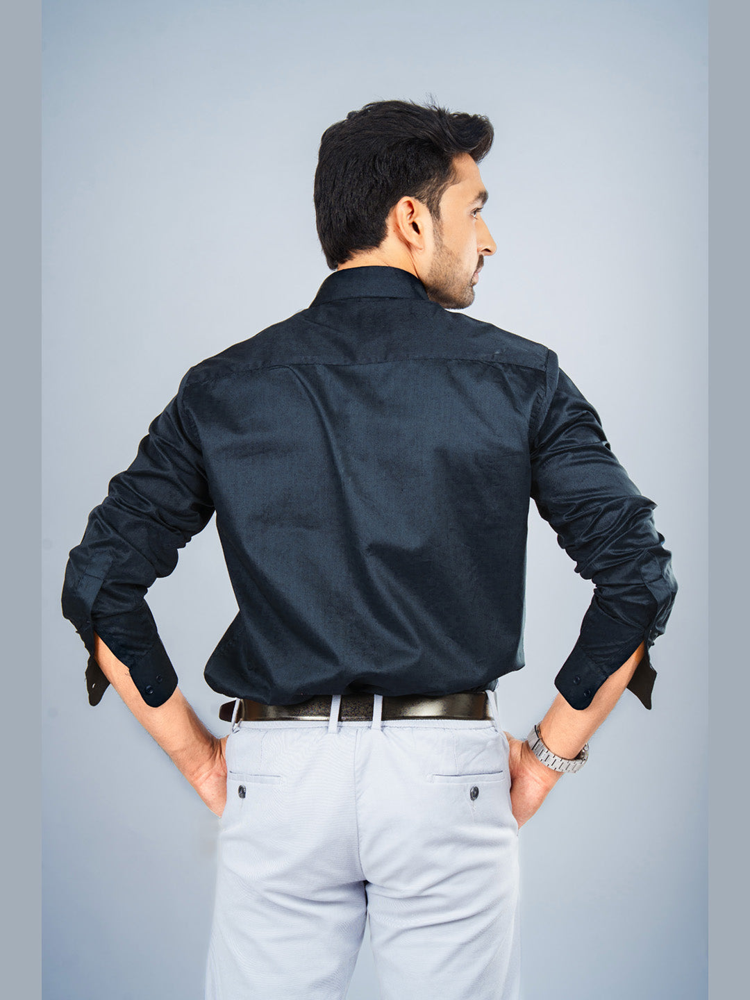 ARIS- PREMIUM GIZA SATIN FULL SLEEVE SHIRT