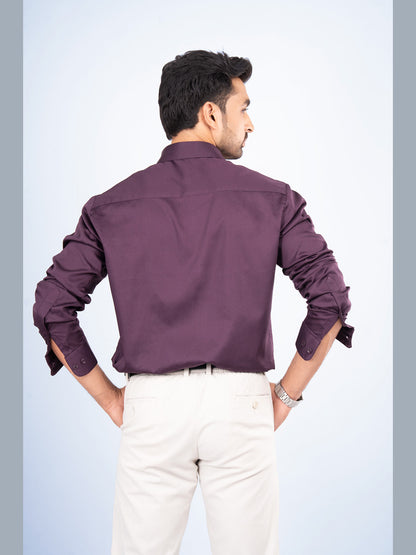 ONYX - PREMIUM GIZA SATIN FULL SLEEVE SHIRT