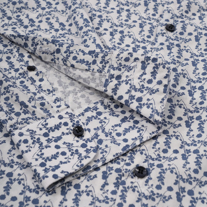 Raffo slim fit full sleeve men’s shirt — poplin cuff close-up