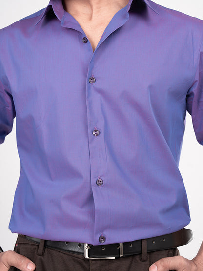 DARIO - PREMIUM MENS WEAR COTTON IRIDESCENT PARTY WEAR REGULAR FIT SHIRT