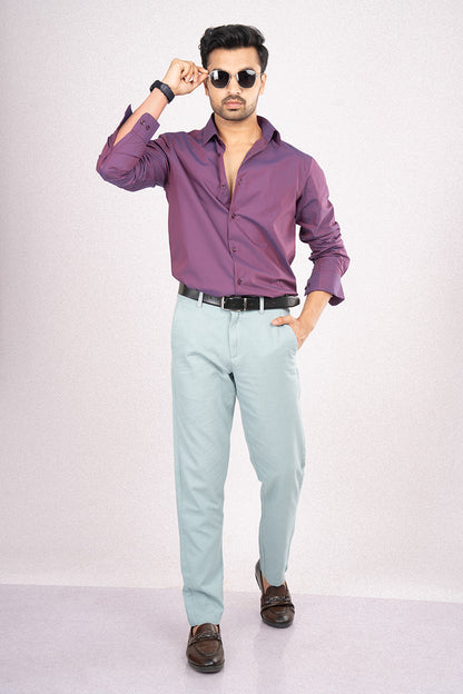 RIO - PREMIUM MENS WEAR COTTON IRIDESCENT REGULAR FIT SHIRT