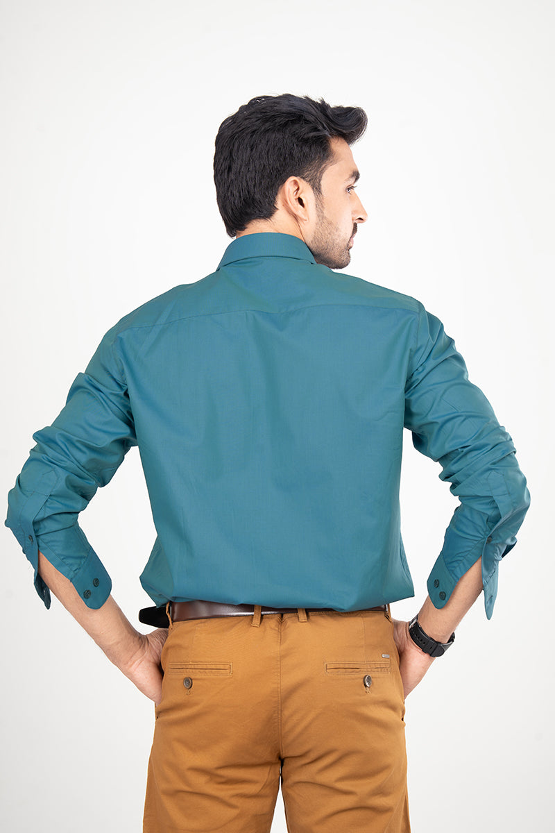 NIK - PREMIUM MENS WEAR COTTON IRIDESCENT PARTY WEAR REGULAR FIT SHIRT