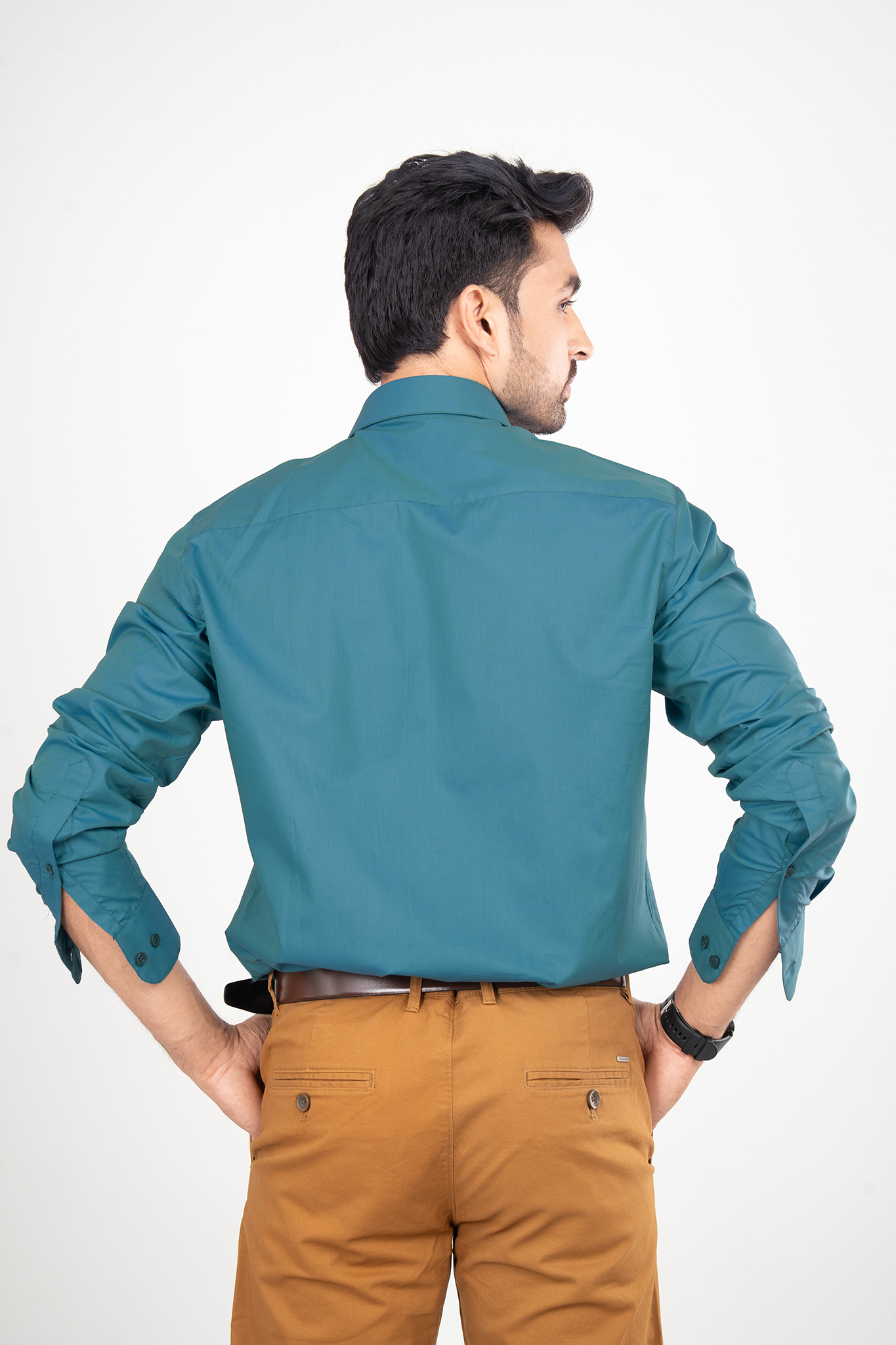 NIK - PREMIUM MENS WEAR COTTON IRIDESCENT PARTY WEAR REGULAR FIT SHIRT