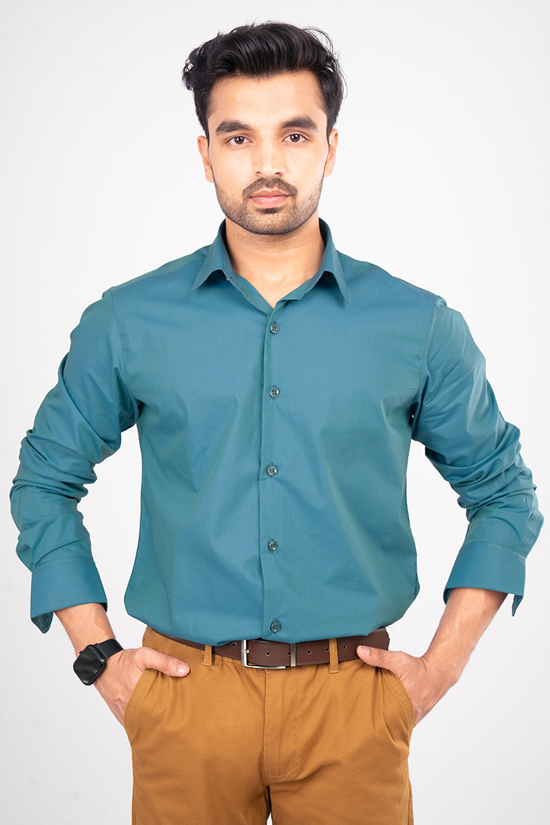 NIK - PREMIUM MENS WEAR COTTON IRIDESCENT PARTY WEAR REGULAR FIT SHIRT