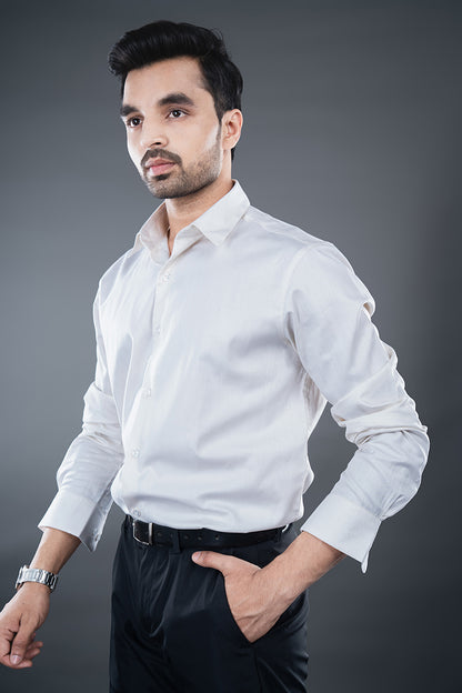 ALBIN - PREMIUM GIZA COTTON PRINTED TWILL WEAVE CASUAL REGULAR FIT SHIRT